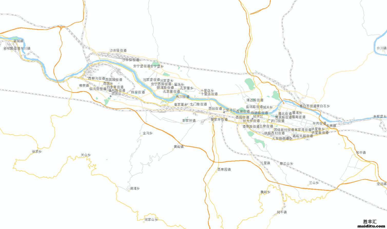 甘肃省电子地图销售