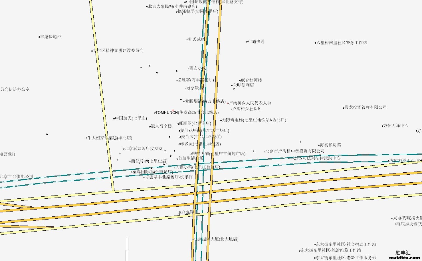 北京市丰台区supermap格式电子地图销售