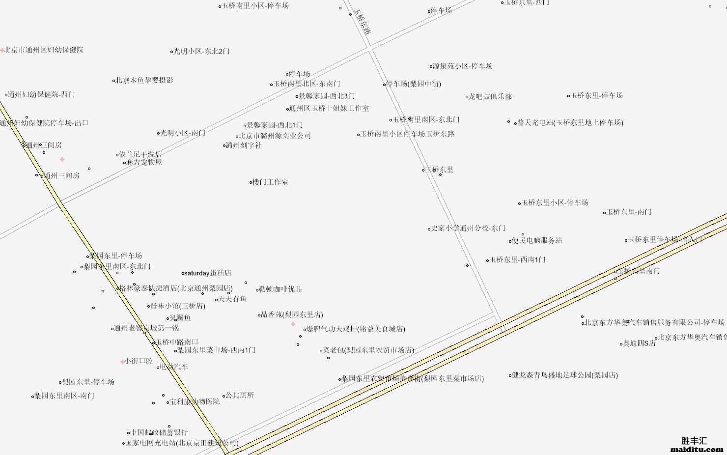 北京市通州区mapinfo格式电子地图销售