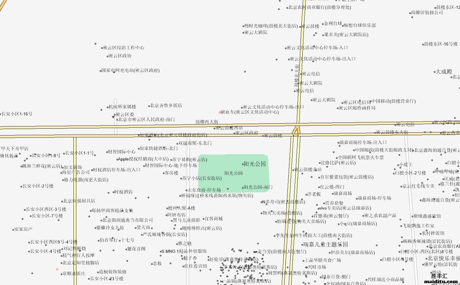 北京市密云区mapinfo格式电子地图销售