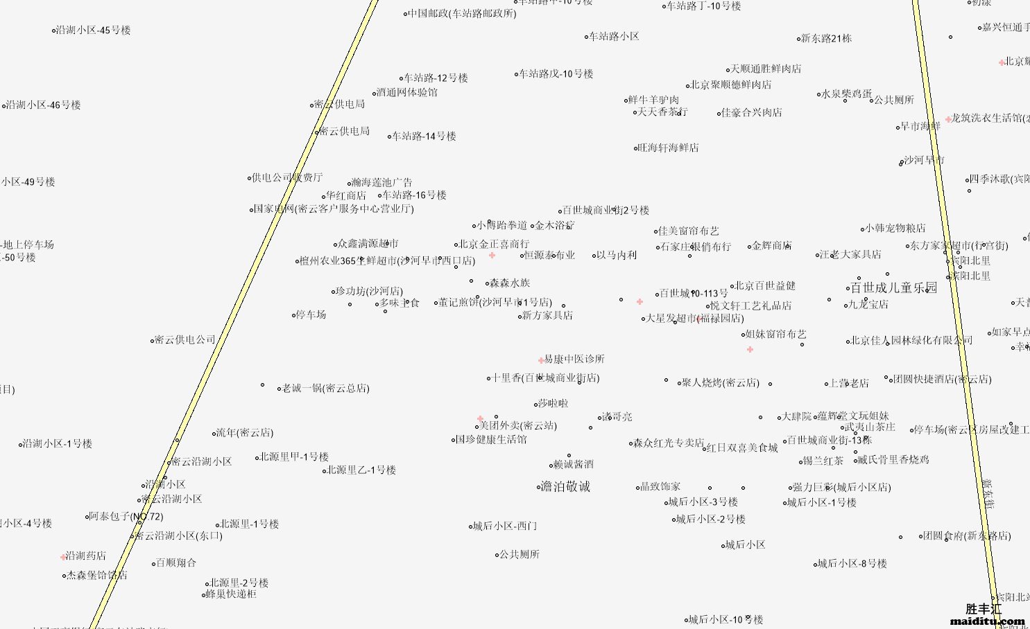 北京市密云区supermap格式电子地图销售