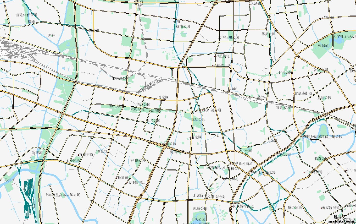 上海市普陀区mapinfo格式电子地图销售