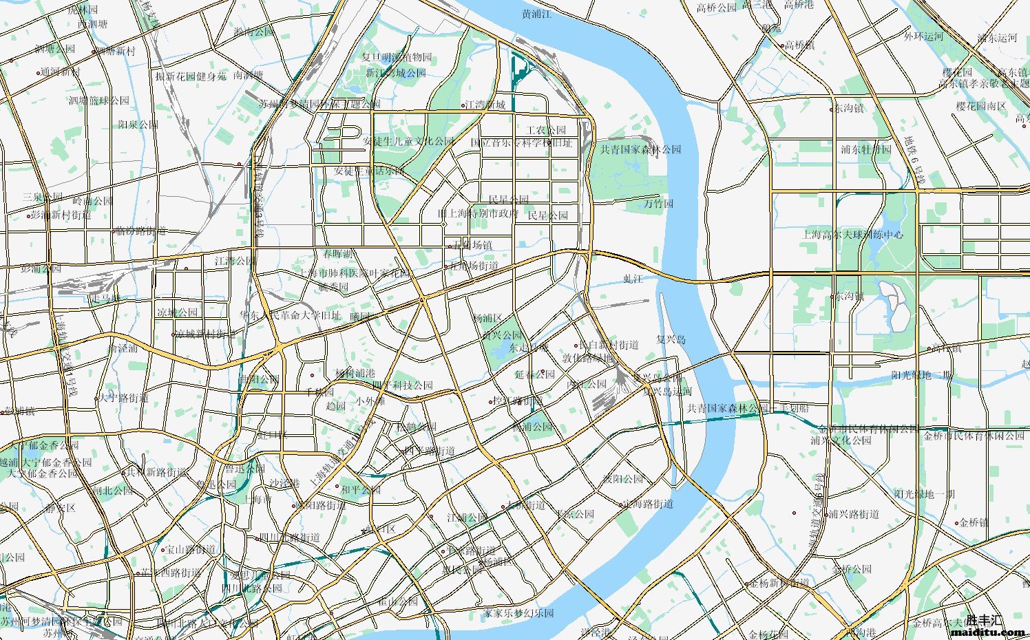 上海市杨浦区mapinfo格式电子地图销售