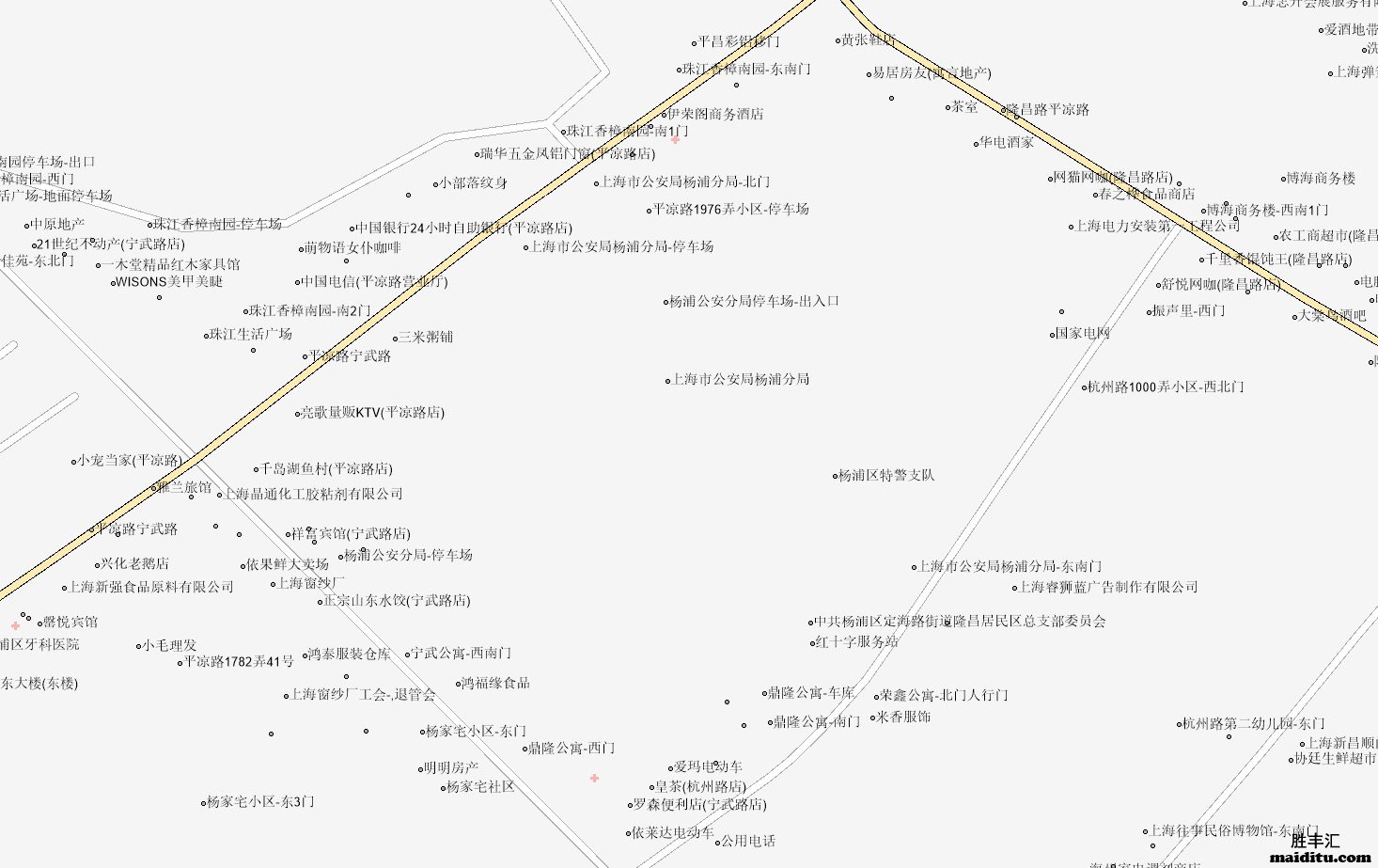 上海市杨浦区arcgis格式电子地图销售