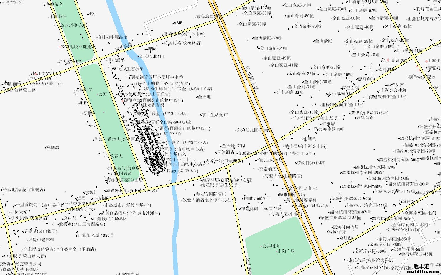 上海市金山区supermap格式电子地图销售