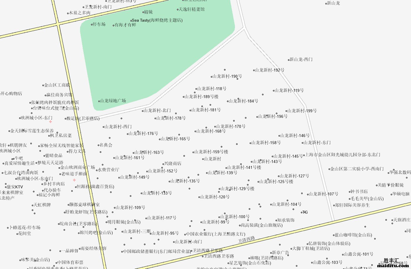 上海市金山区autocad格式电子地图销售