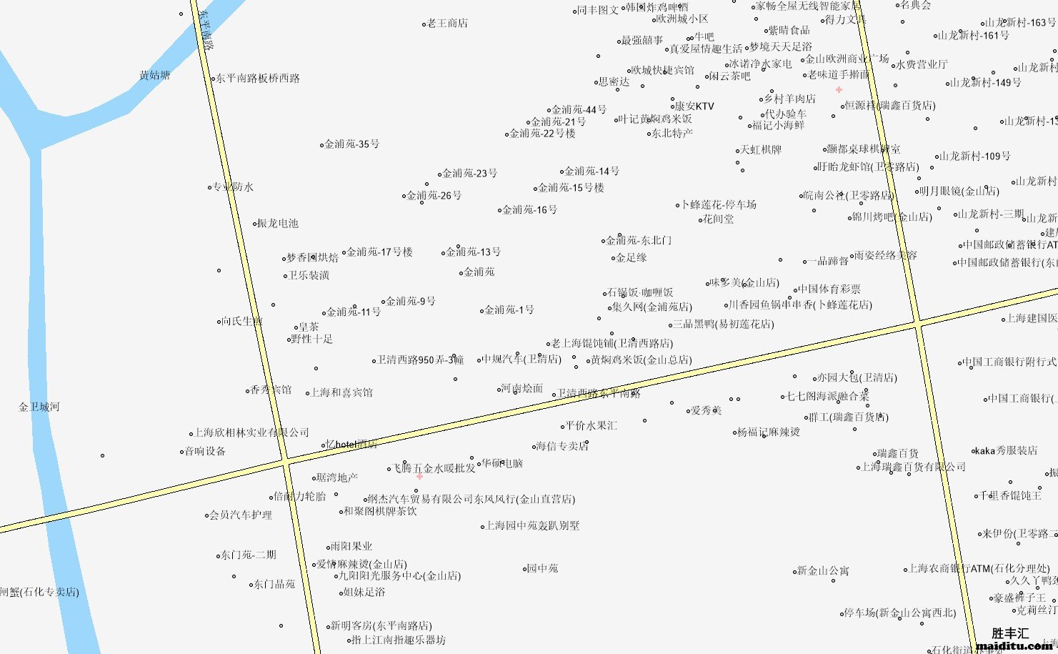 上海市金山区电子地图销售