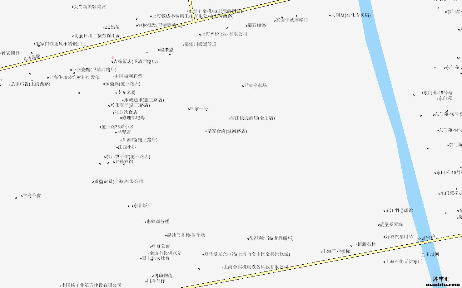 上海市金山区mapinfo格式电子地图销售