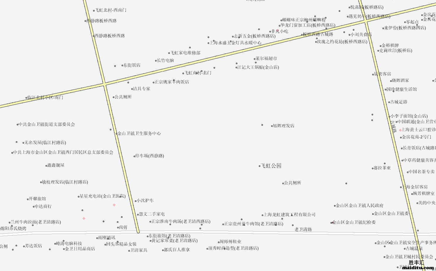 上海市金山区supermap格式电子地图销售