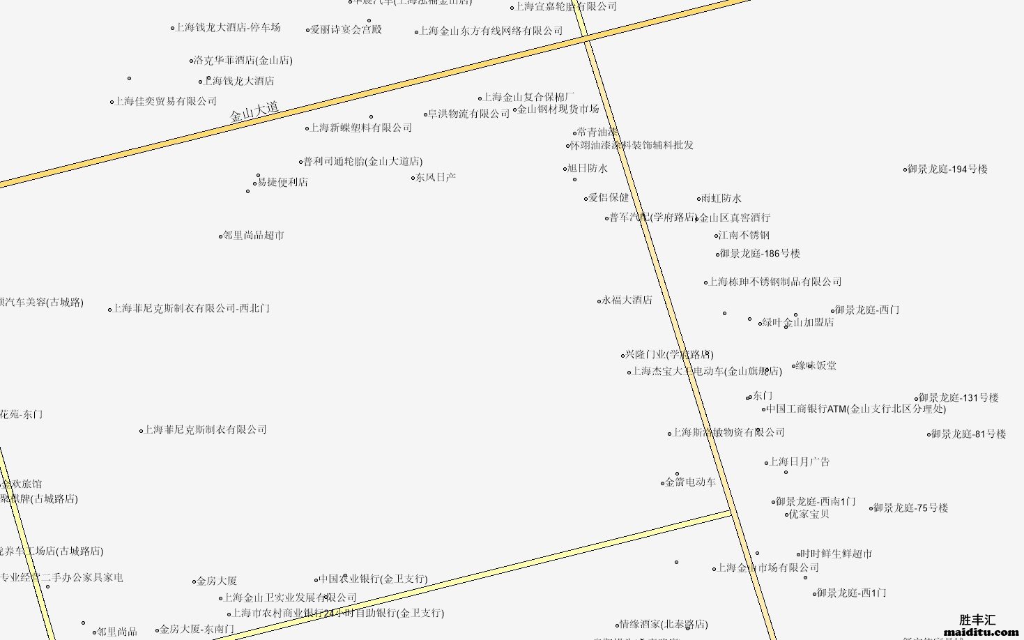 上海市金山区电子地图销售