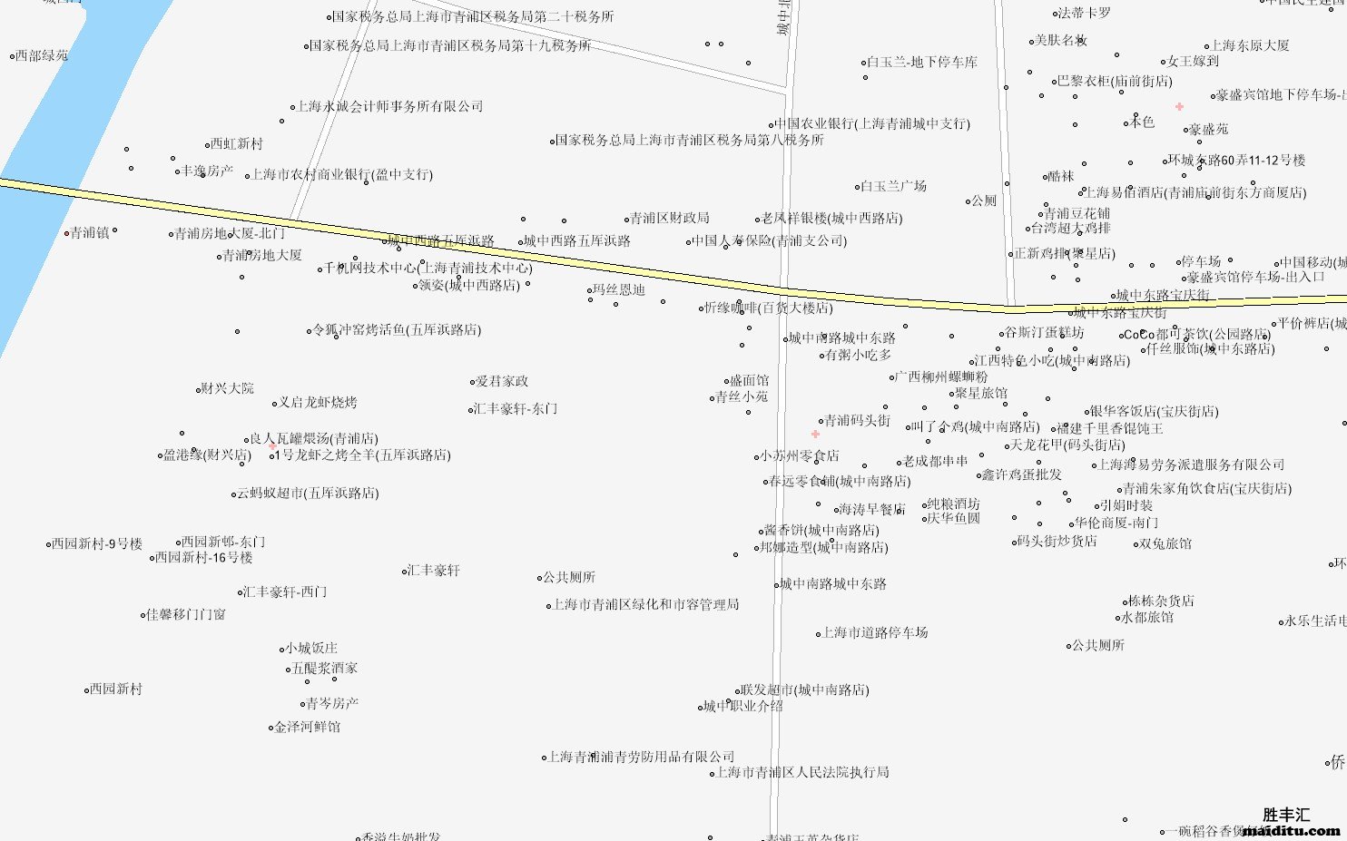 上海市青浦区mapinfo格式电子地图销售