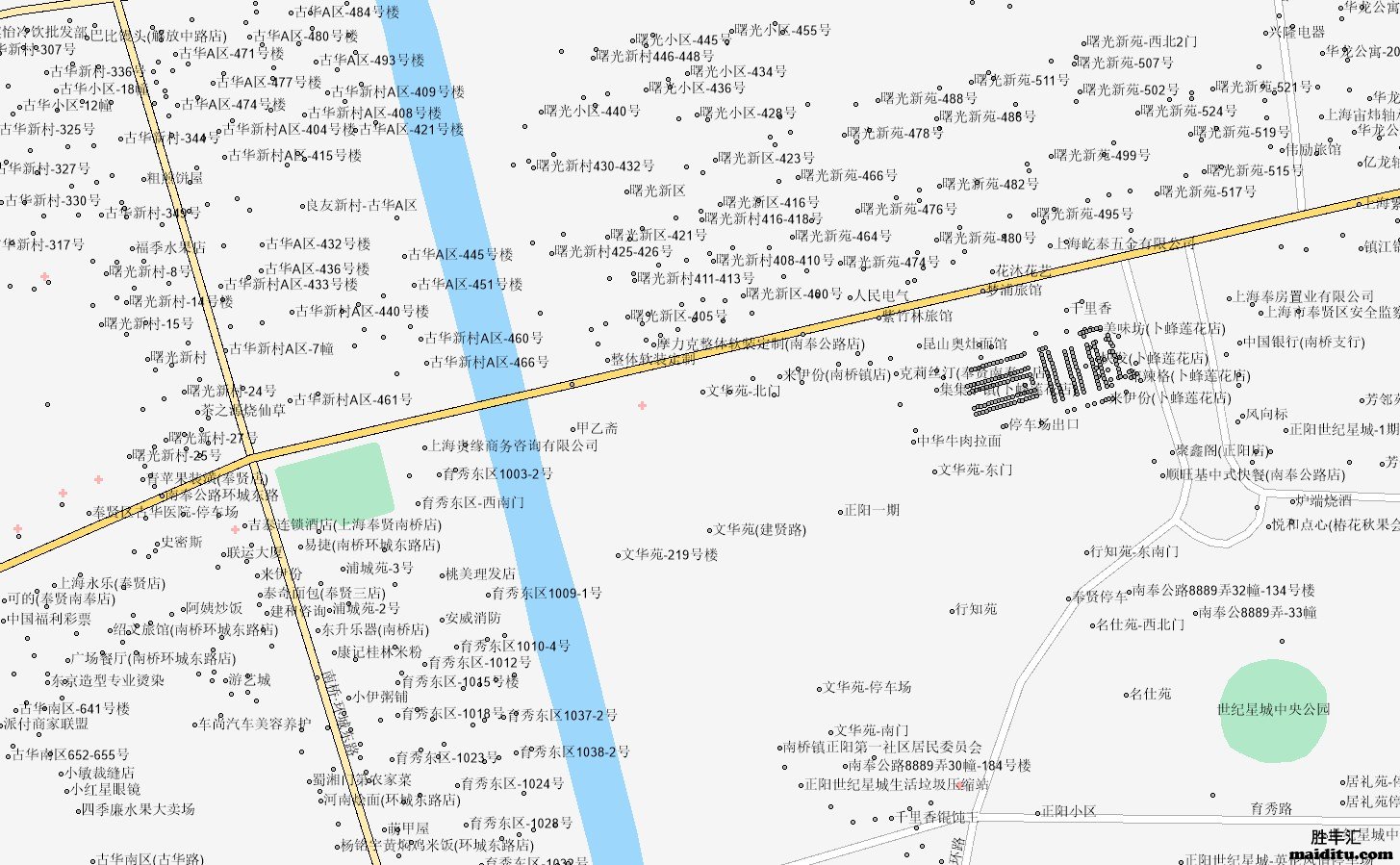上海市奉贤区supermap格式电子地图销售