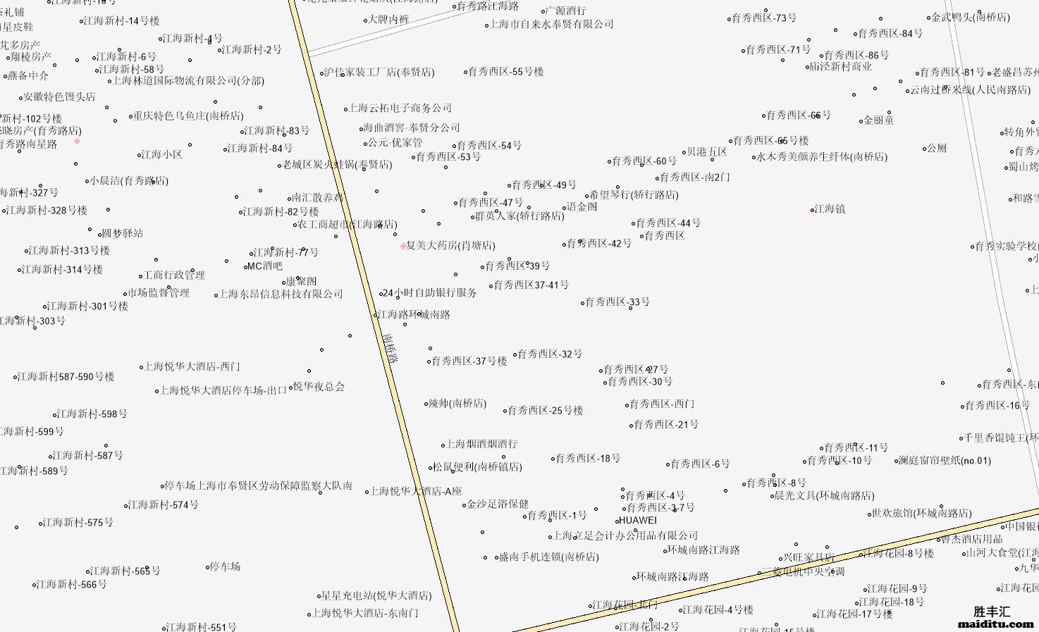 上海市奉贤区supermap格式电子地图销售