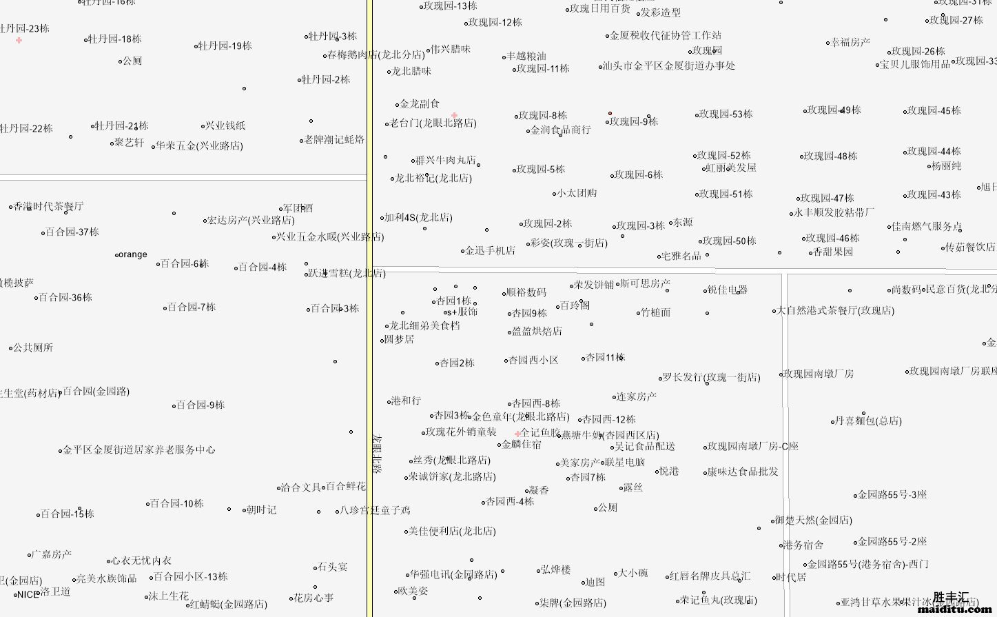 广东省汕头市auocad格式电子地图销售