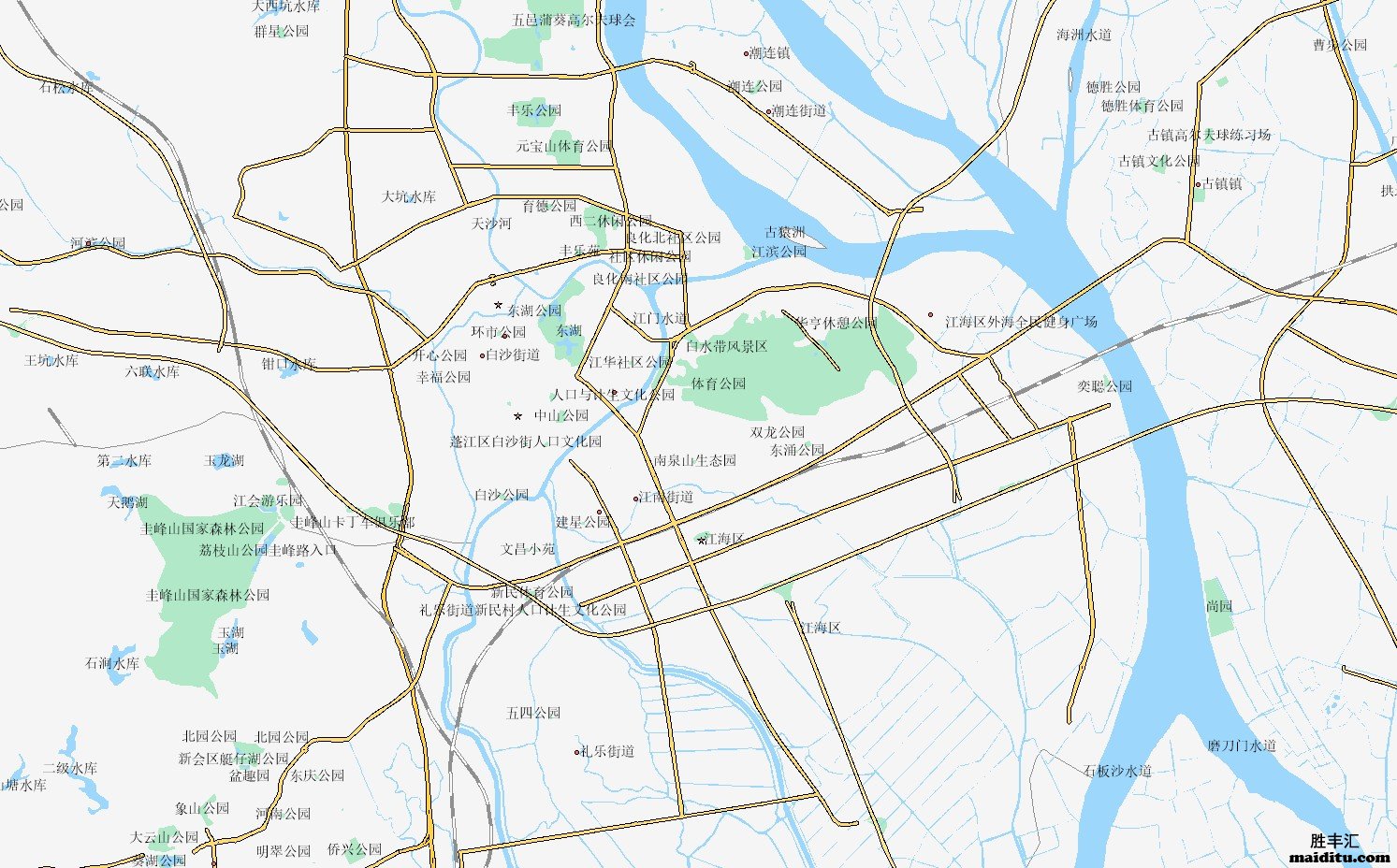 广东省江门市mapinfo格式电子地图销售