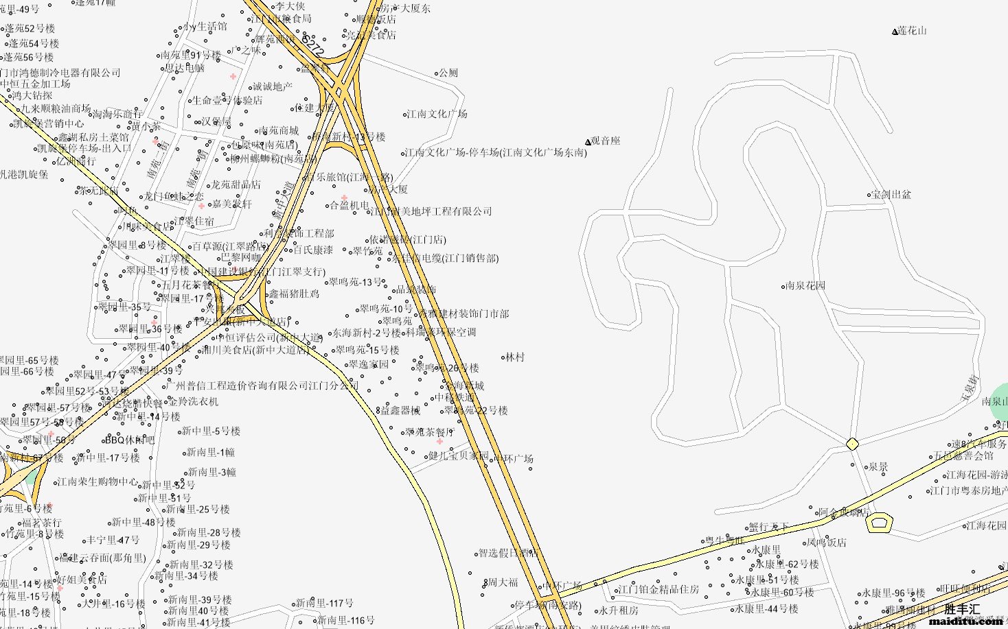广东省江门市supermap格式电子地图销售
