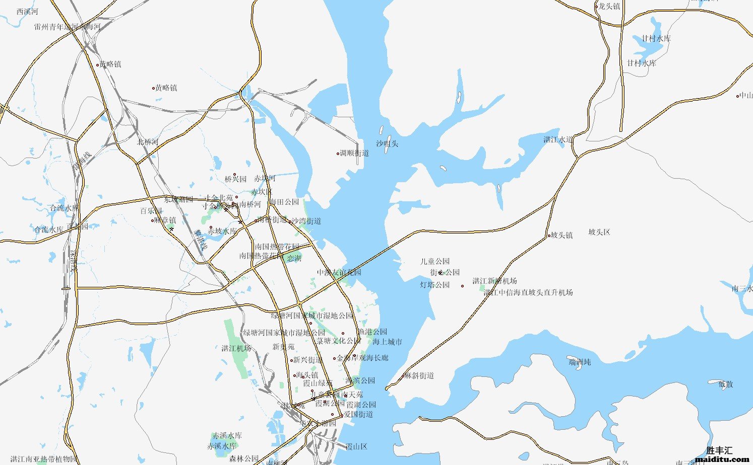 广东省湛江市mapinfo格式电子地图销售