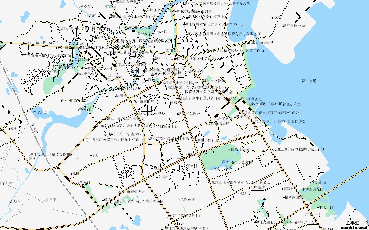 广东省湛江市电子地图销售