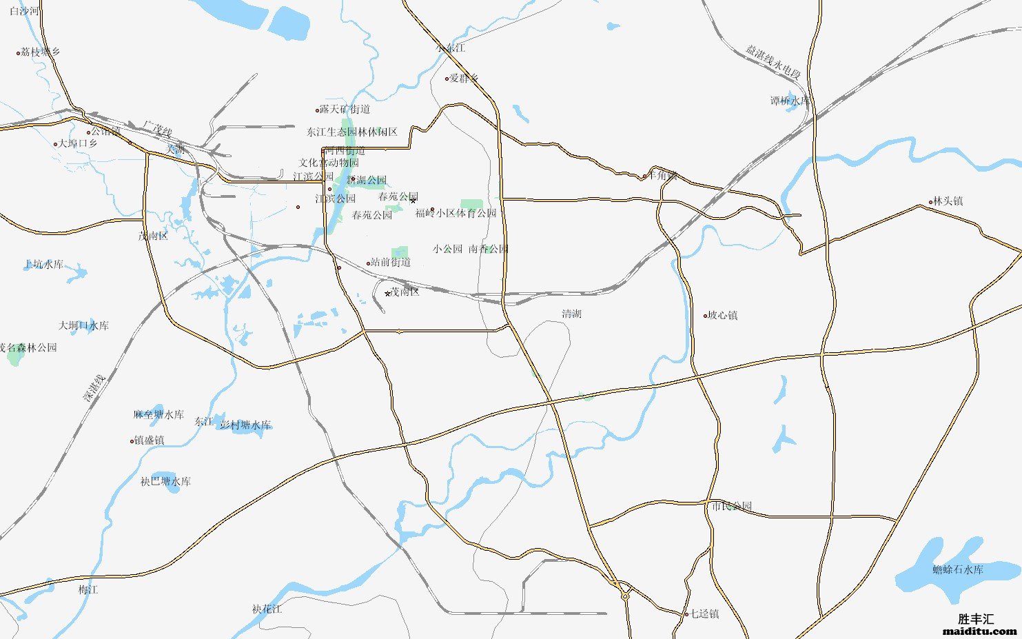 广东省茂名市mapinfo格式电子地图销售