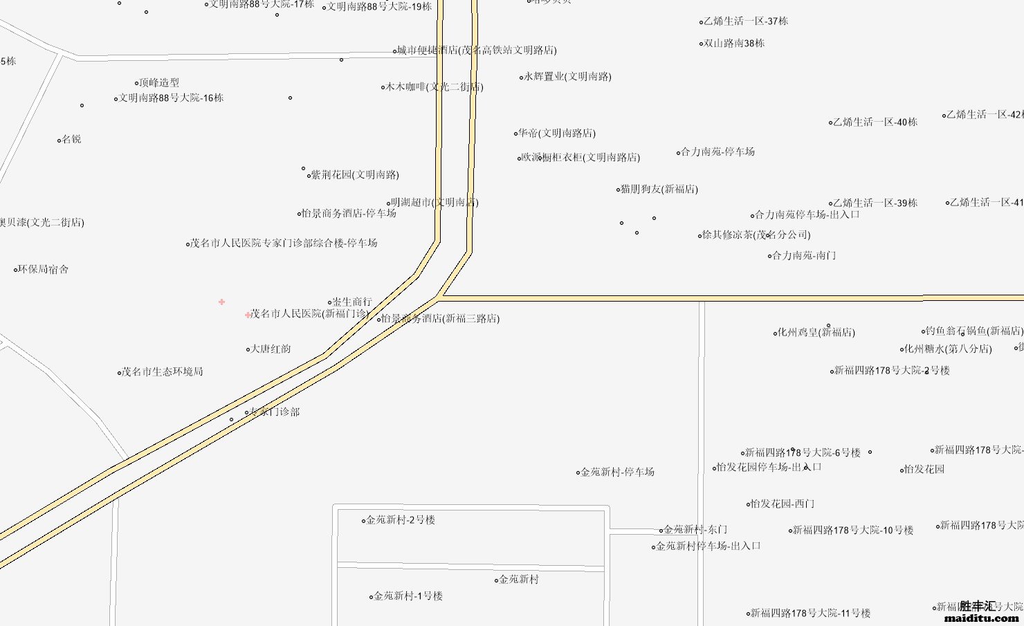 广东省茂名市电子地图销售