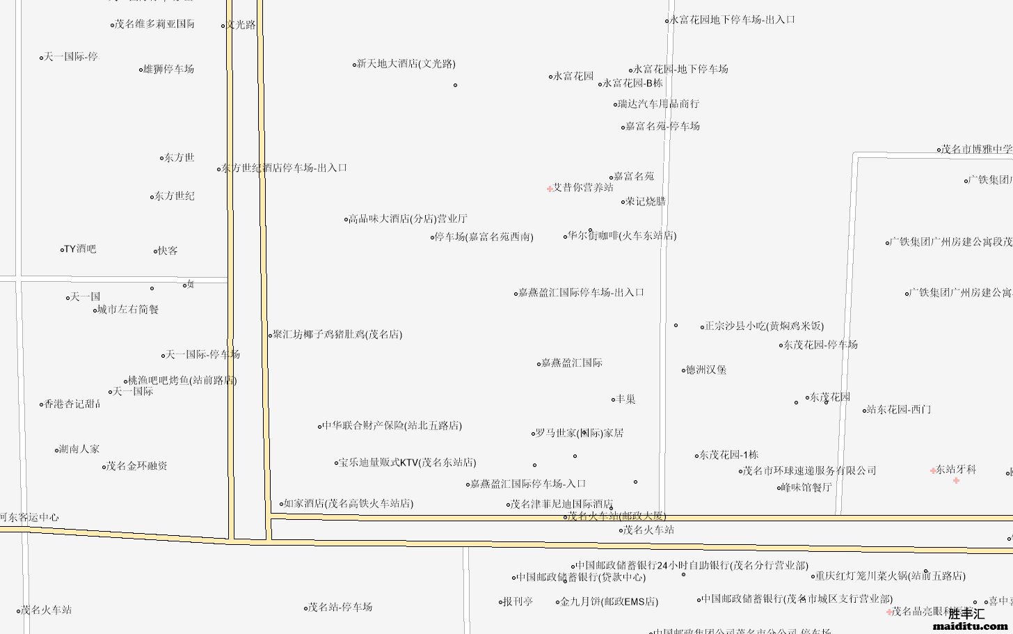 广东省茂名市mapinfo格式电子地图销售