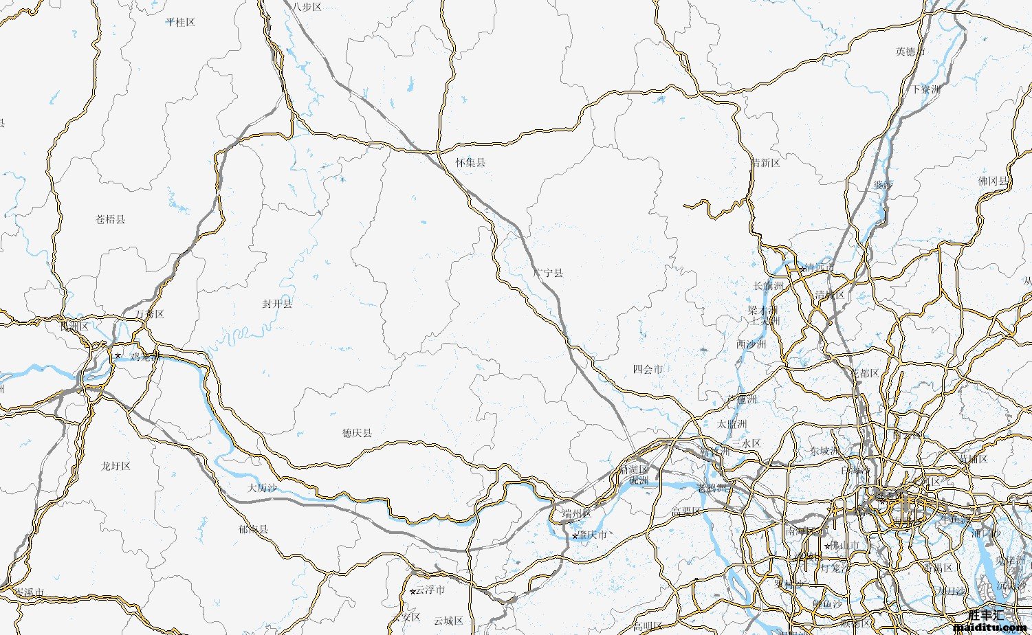 广东省肇庆市电子地图销售