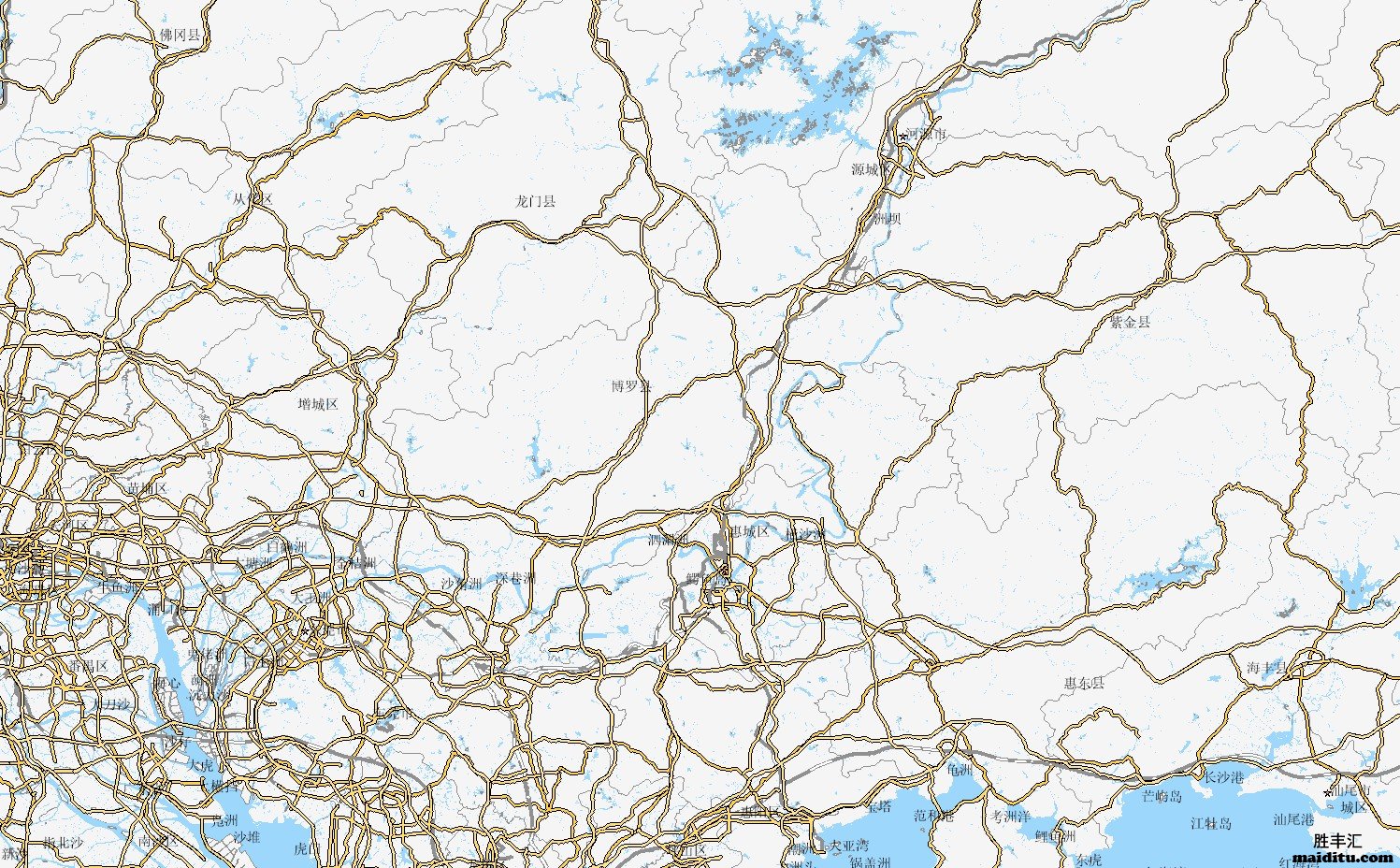 广东省惠州市电子地图销售