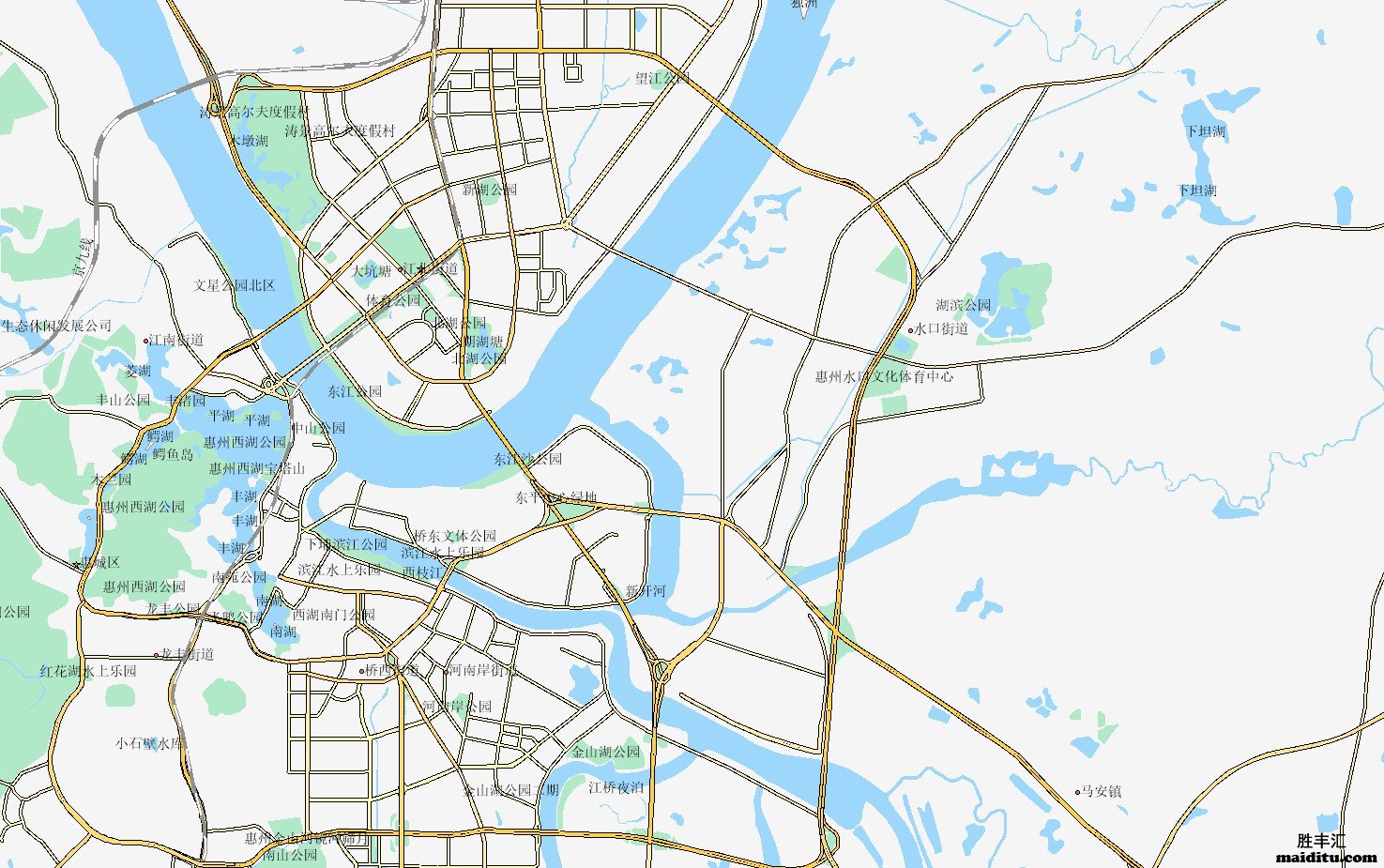 广东省惠州市mapinfo格式电子地图销售