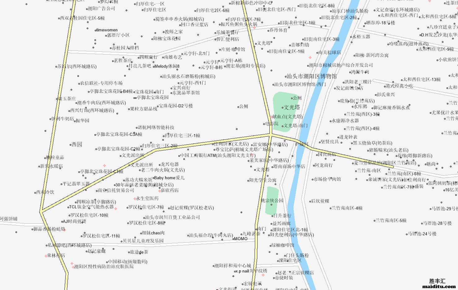 广东省汕尾市supermap格式电子地图销售