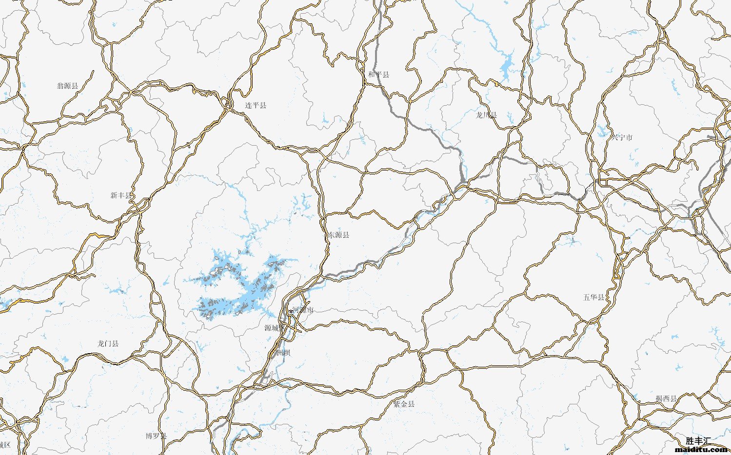 广东省河源市电子地图销售