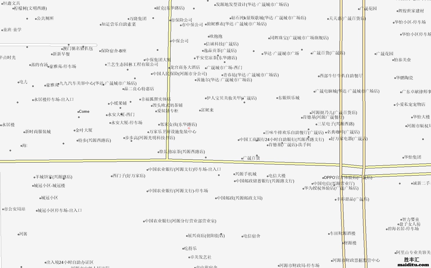 广东省河源市电子地图销售