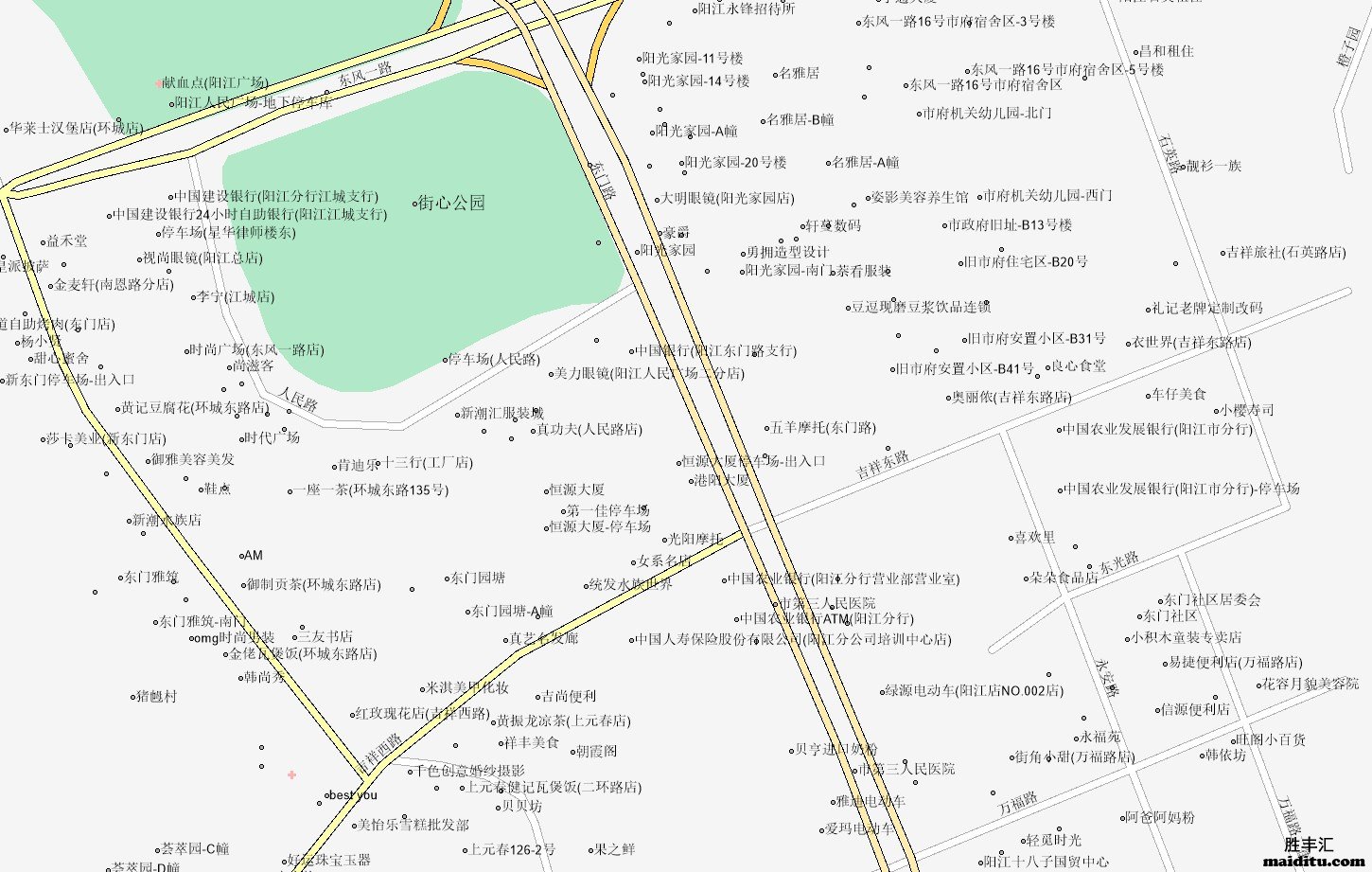 广东省阳江市mapinfo格式电子地图销售