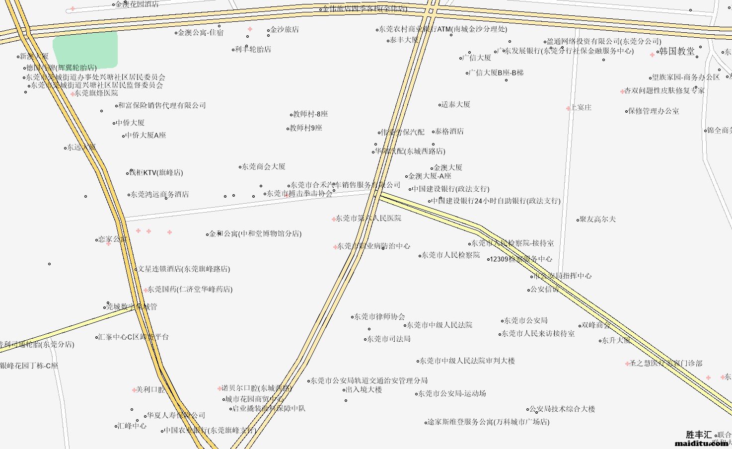 广东省东莞市supermap格式电子地图销售