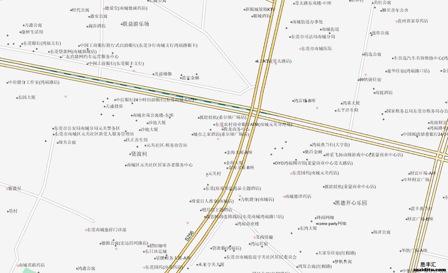 广东省东莞市autocad格式电子地图销售