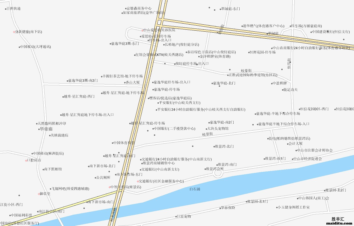 广东省中山市supermap格式电子地图销售