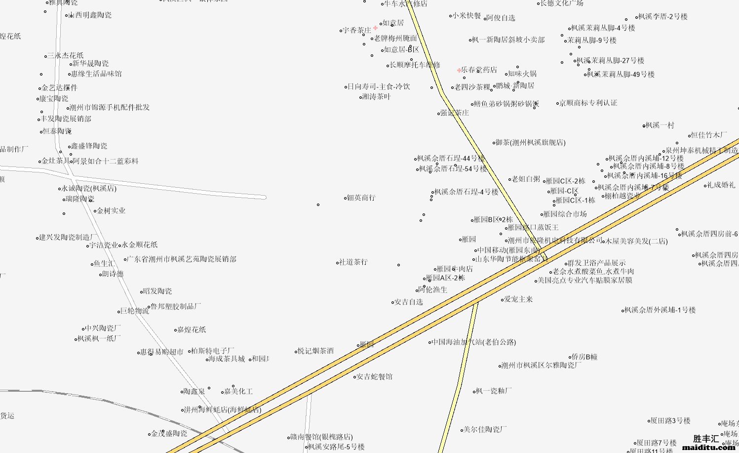 广东省潮州市arcgis格式电子地图销售