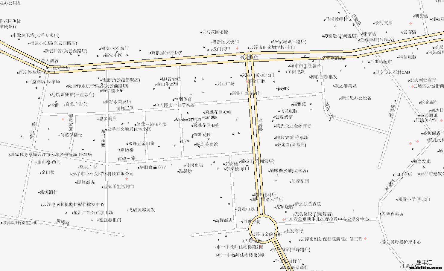 广东省云浮市mapinfo格式电子地图销售