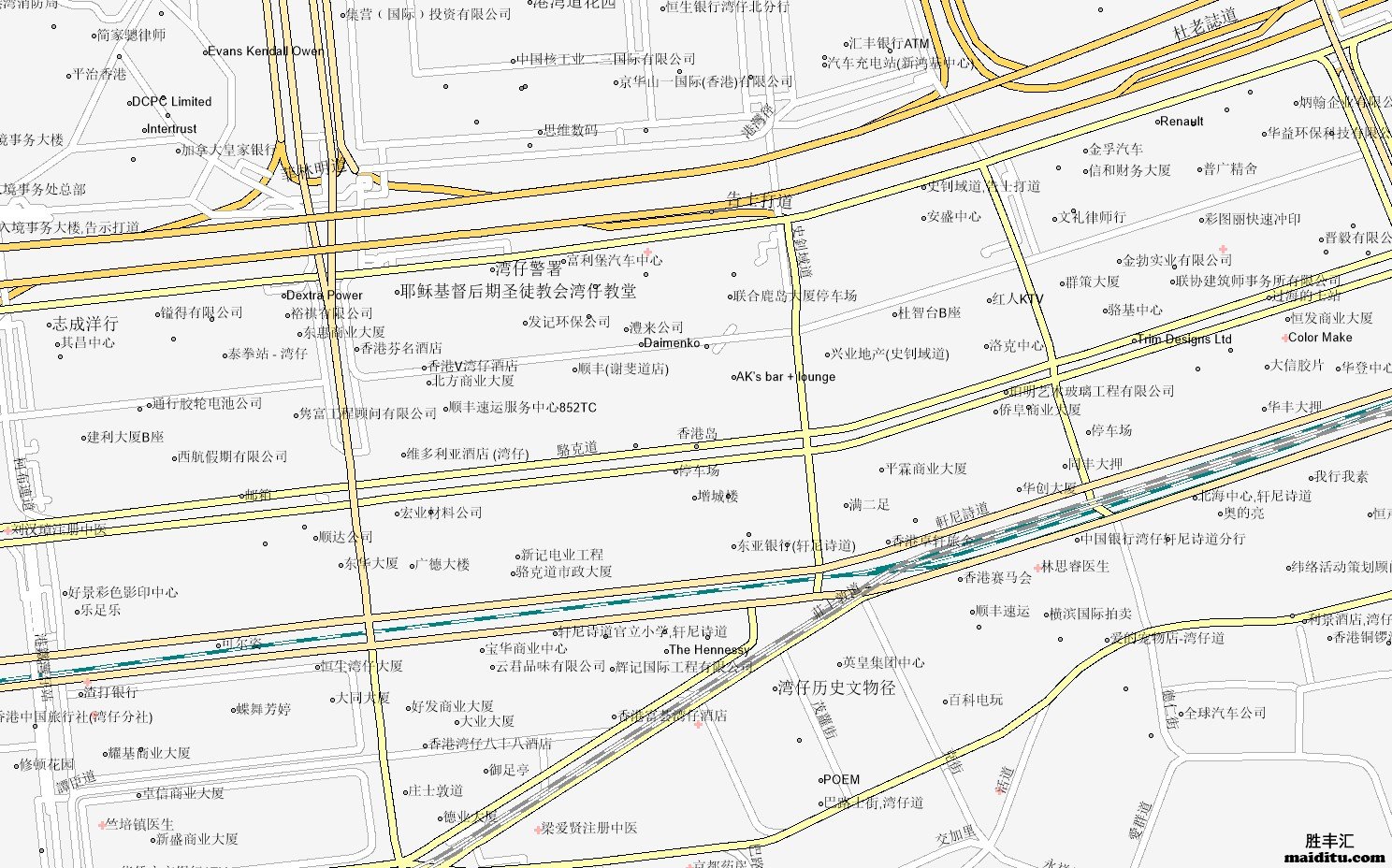 香港mapinfo格式电子地图销售