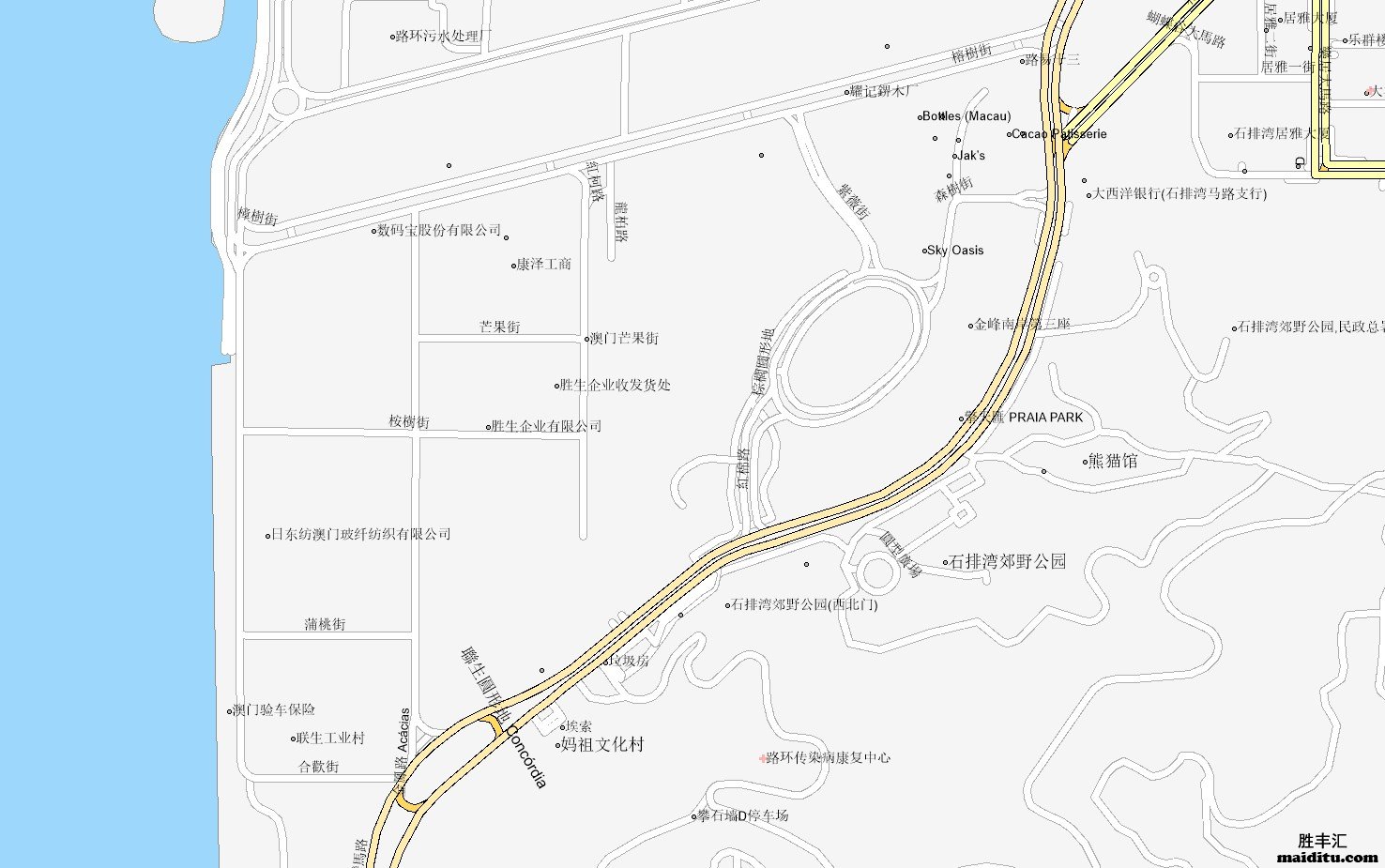 澳门mapinfo格式电子地图销售