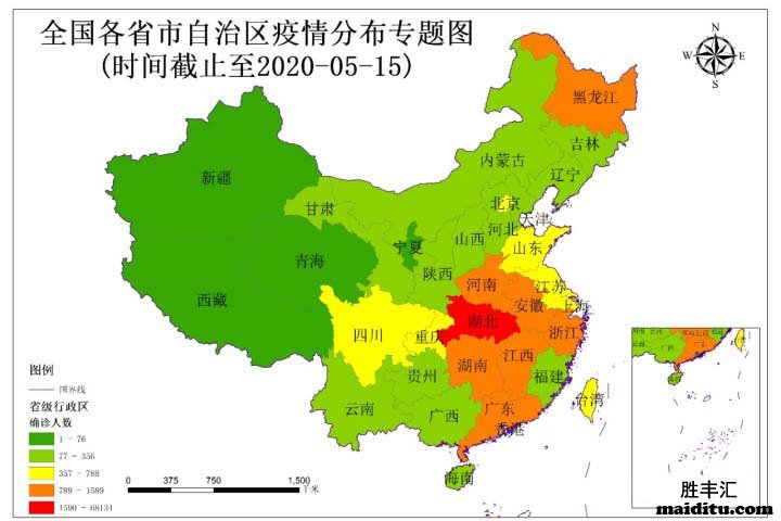 ArcGIS制作专题地图出图